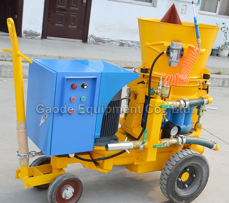 GAODETEC GZ-5ER Efficient Refractory Gunning Machine For Slope Protection